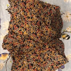 Patrons of Peace Floral Women's Shorts - Black, Yellow, Red